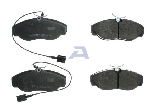 Jeu de 4 plaquettes de frein AISIN ref. BPPE-1021